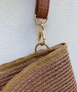 Pochette Concy paglia di Firenze ORO ROSA